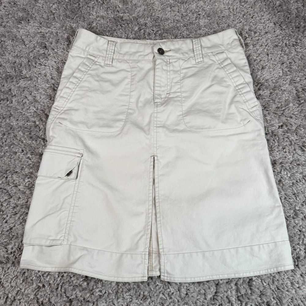 Vintage Y2K Nike ACG‎ Women's Utility Skirt, Size 8, Khaki, 100% Cotton